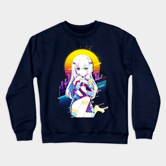 Eromanga Sensei - Izumi Sagiri Crewneck Sweatshirt by 80sRetro